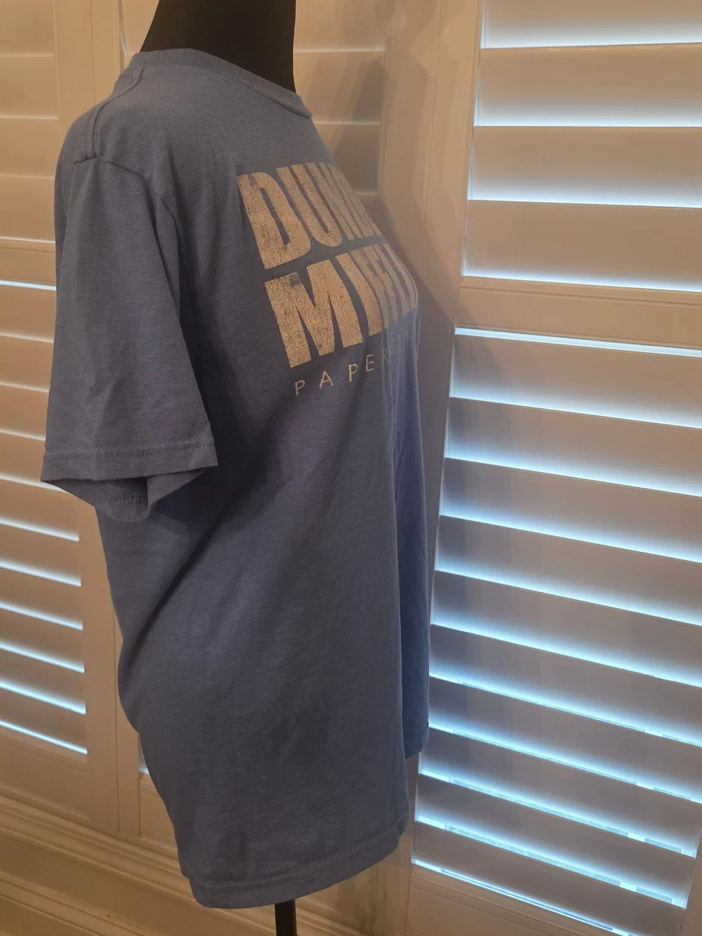 Blue Graphic Tee - Paper Company Size Medium